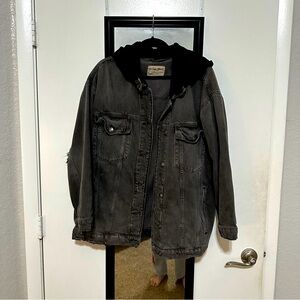 Free People Denim Jacket with Hood